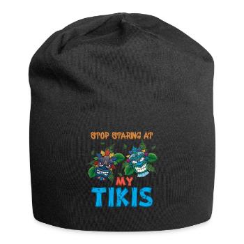 Beach 2022 Tiki Hawaiian Hawaii Summer - Jersey-Beanie - Schwarz - Vorne