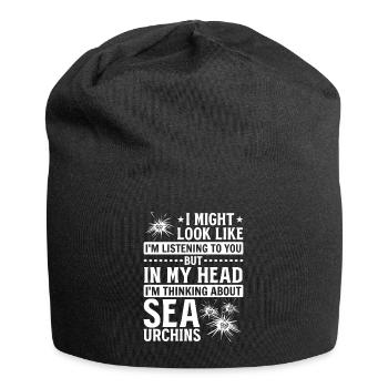 It might seem like I'm listening to you - Jersey Beanie - black - Front