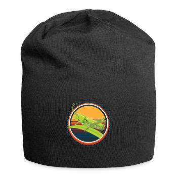 Grasshopper Insects Grasshopper - Jersey Beanie - black - Front