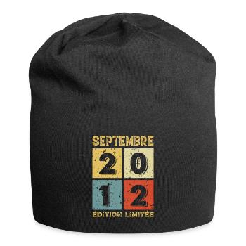 Septembre 2012 Original Idée Cadeau Anniversaire - Bonnet en jersey - noir - Devant