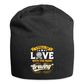 Je suis tombé amoureux du nom Brewing Brewer - Bonnet en jersey - noir - Devant