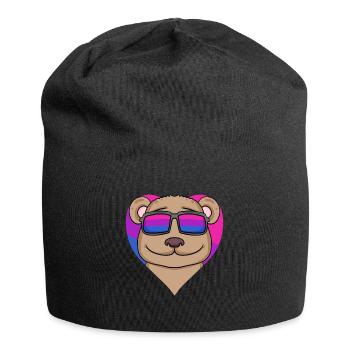 Bisexuell Braunbär Geschenk - Jersey-Beanie - Schwarz - Vorne