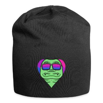 Bisexuell Krokodil Geschenk - Jersey-Beanie - Schwarz - Vorne