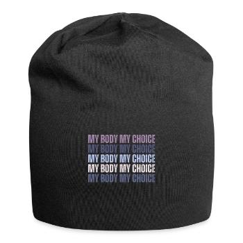 Mon corps Mon choix Pro Choice Féministe - Bonnet en jersey - noir - Devant
