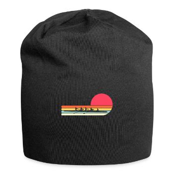 Rudern Ruderer Ruderboot - Jersey-Beanie - Schwarz - Vorne