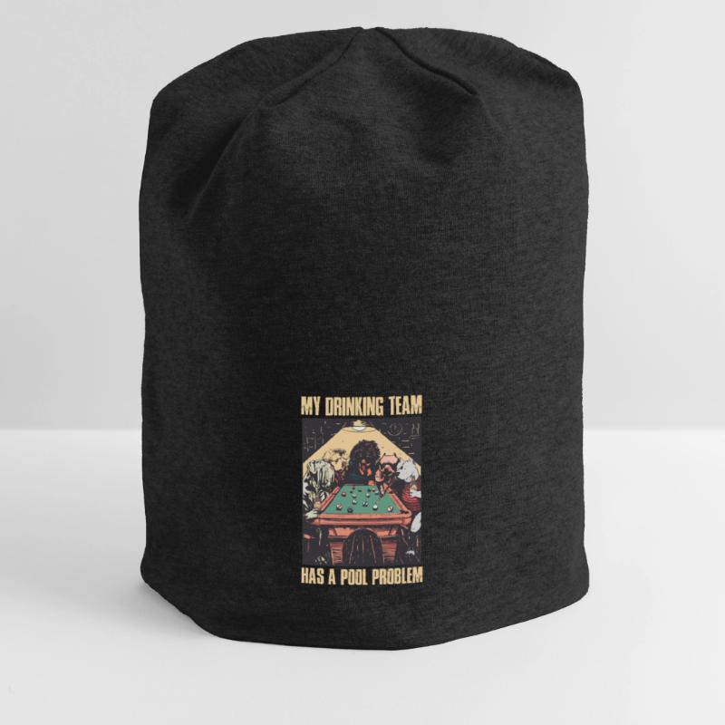 Pool Problem Billard Geschenk Jersey-Beanie