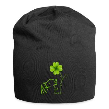 You Are My Lucky Charm Axolotl - Jersey-Beanie - Schwarz - Vorne