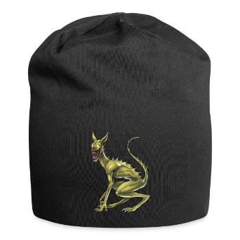 Cryptid Monster Chupacabra - Jersey Beanie - black - Front