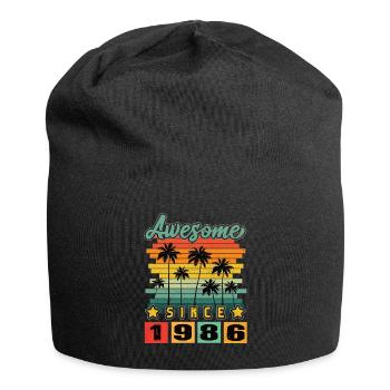 Awesome Since 1986 - Jersey Beanie - black - Front