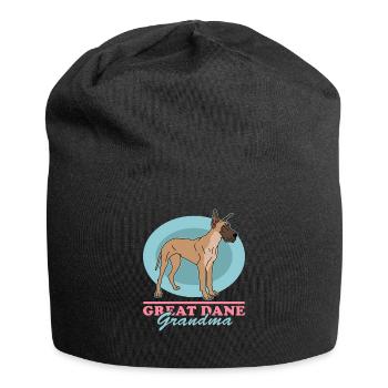 Deutsche Dogge | Hunde Hundebesitzerin Geschenk - Jersey-Beanie - Schwarz - Vorne
