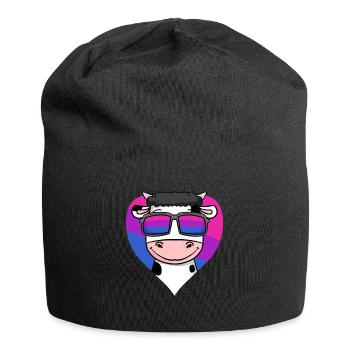 Bisexuell Kuh Geschenk - Jersey-Beanie - Schwarz - Vorne