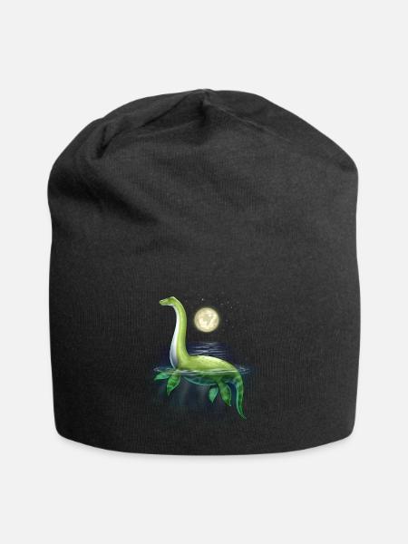 Loch Ness Monster - Jersey Beanie - black