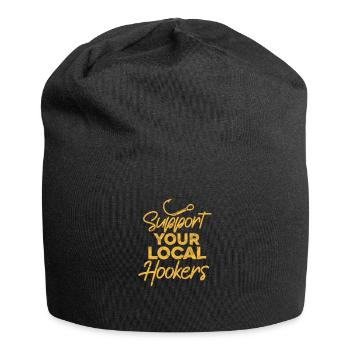 Angler - Jersey-Beanie - Schwarz - Vorne
