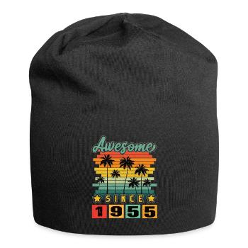 Awesome Since 1955 - Jersey Beanie - black - Front