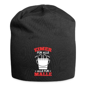 Eimer für Malle alle für Malle Malle Crew - Jersey-Beanie - Schwarz - Vorne