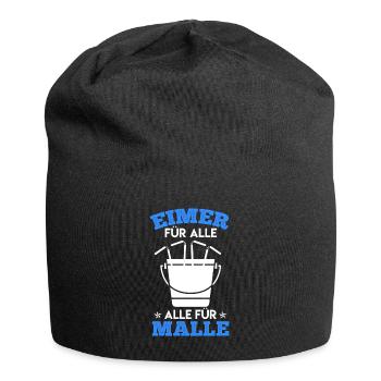Eimer für Malle alle für Malle Malle Crew - Jersey-Beanie - Schwarz - Vorne