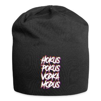 Hokus Pokus Vodka Modus Wodkatrinker Wodka - Jersey-Beanie - Schwarz - Vorne