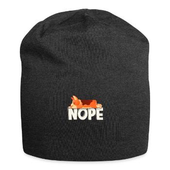 Nein - Haustier - Jersey-Beanie - Anthrazit - Vorne