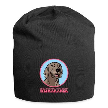 Weimaraner Mom | Dog Dog Owner Gift - Jersey Beanie - black - Front