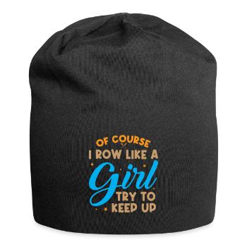 Coxswain Rowing Design For Girls Women Crew Rowing - Jersey-Beanie - Schwarz - Vorne