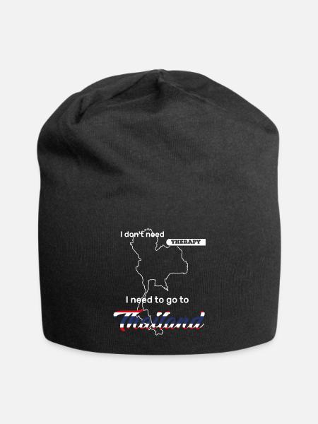 Don't need therapy - Bonnet en jersey - noir