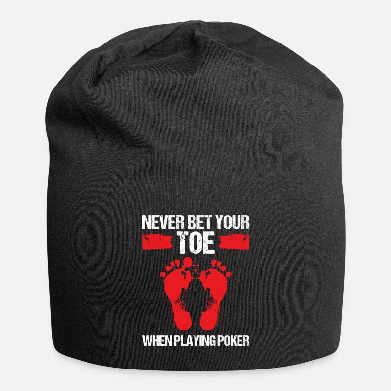Toe Amputee bet your Toe Amputated Toe Survivor - Jersey-Beanie - Schwarz
