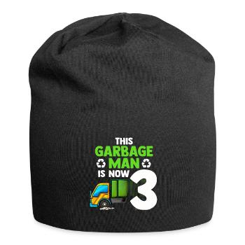 Garbage Man Gift Garbage Garbage Collection Waste Profession - Jersey Beanie - black - Front