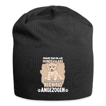 Drôle de motif havanais Sport canin havanais - Bonnet en jersey - noir - Devant