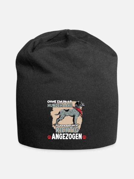 Hundehalter Training Deutsch Drahthaar Hundesport - Jersey-Beanie - Schwarz