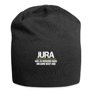Law studies State examination Lawyer Judge - Jersey Beanie - black - Front