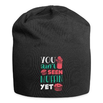 Pastry Chef Baking Baker You Ain't Seen Muffin - Jersey-Beanie - Schwarz - Vorne