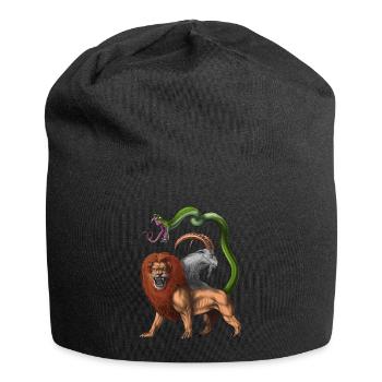 Griechische Mythologie Kreatur Chimera - Jersey-Beanie - Schwarz - Vorne