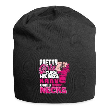 Martial Arts Self Defense Krav Maga Female - Jersey-Beanie - Schwarz - Vorne