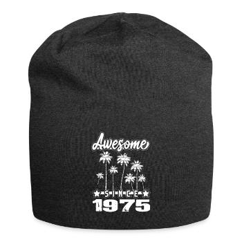 Awesome Since 1975 - Jersey Beanie - charcoal grey - Front