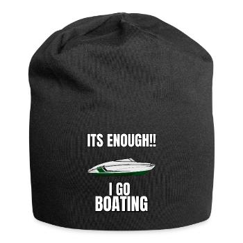 Boot Regatta . Motorboot Motoryacht . Yacht Segeln - Jersey-Beanie - Schwarz - Vorne