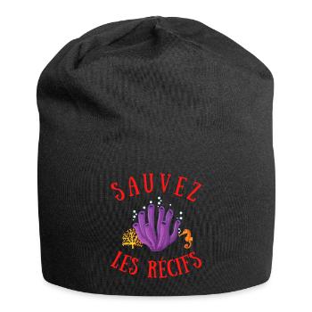 SAUVEZ LES RÉCIFS - Bonnet en jersey - noir - Devant