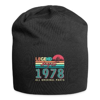 Retro 1978 August - Jersey Beanie - black - Front