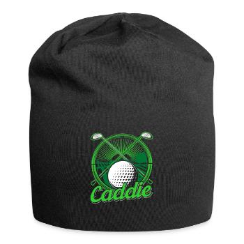 Caddie Golf Golf Golfer Profession - Jersey Beanie - black - Front