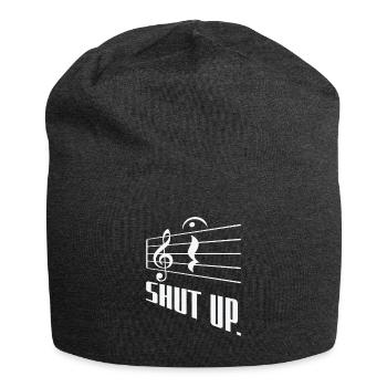 Fermata Compositeur de musique Écrivant un symbole musical - Bonnet en jersey - charbon - Devant