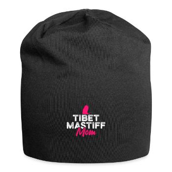 Tibet Mastiff mom - Jersey Beanie - black - Front