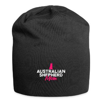Australian Shepherd mom - Jersey Beanie - black - Front