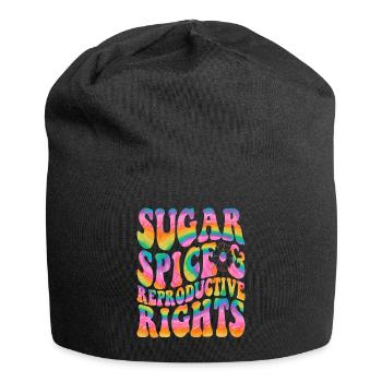 Sugar Spice and reproductive rights - Jersey Beanie - black - Front