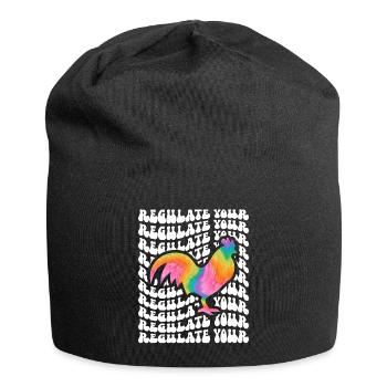Regulieren Sie Ihren Cock Tie Dye - Jersey-Beanie - Schwarz - Vorne