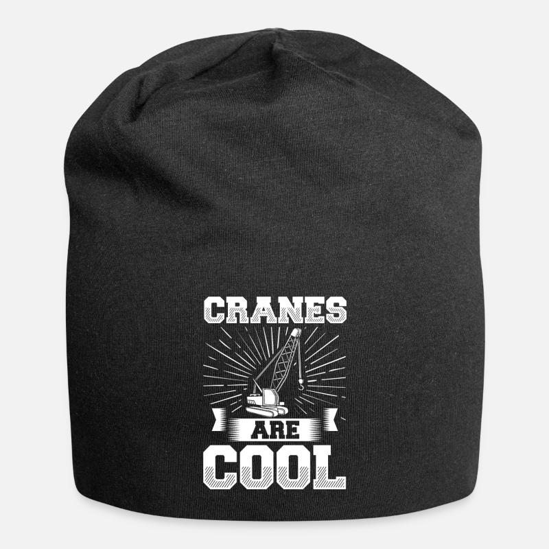 Kranführer Bauarbeiter Kran Turm Ausbildung - Jersey-Beanie - Schwarz