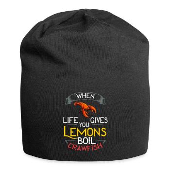 Crabs Cooking Pot Tails Crab Lobster - Jersey Beanie - black - Front