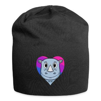 Bisexuell Nashorn Geschenk - Jersey-Beanie - Schwarz - Vorne