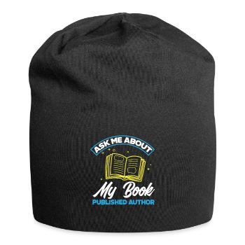 Author Author Funny Author Gift - Jersey Beanie - black - Front