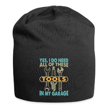 Yes I Do Need All Of These Tools In My Garage - Jersey-Beanie - Schwarz - Vorne