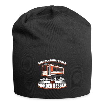 Straßenbahn Straßenbahnfahrer S-Bahn - Jersey-Beanie - Schwarz - Vorne