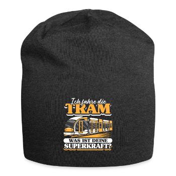 Straßenbahn Straßenbahnfahrer S-Bahn - Jersey-Beanie - Anthrazit - Vorne